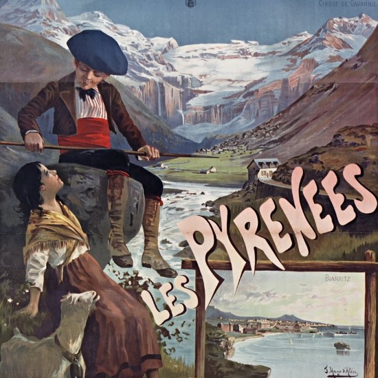 Affiche Les Pyrénées